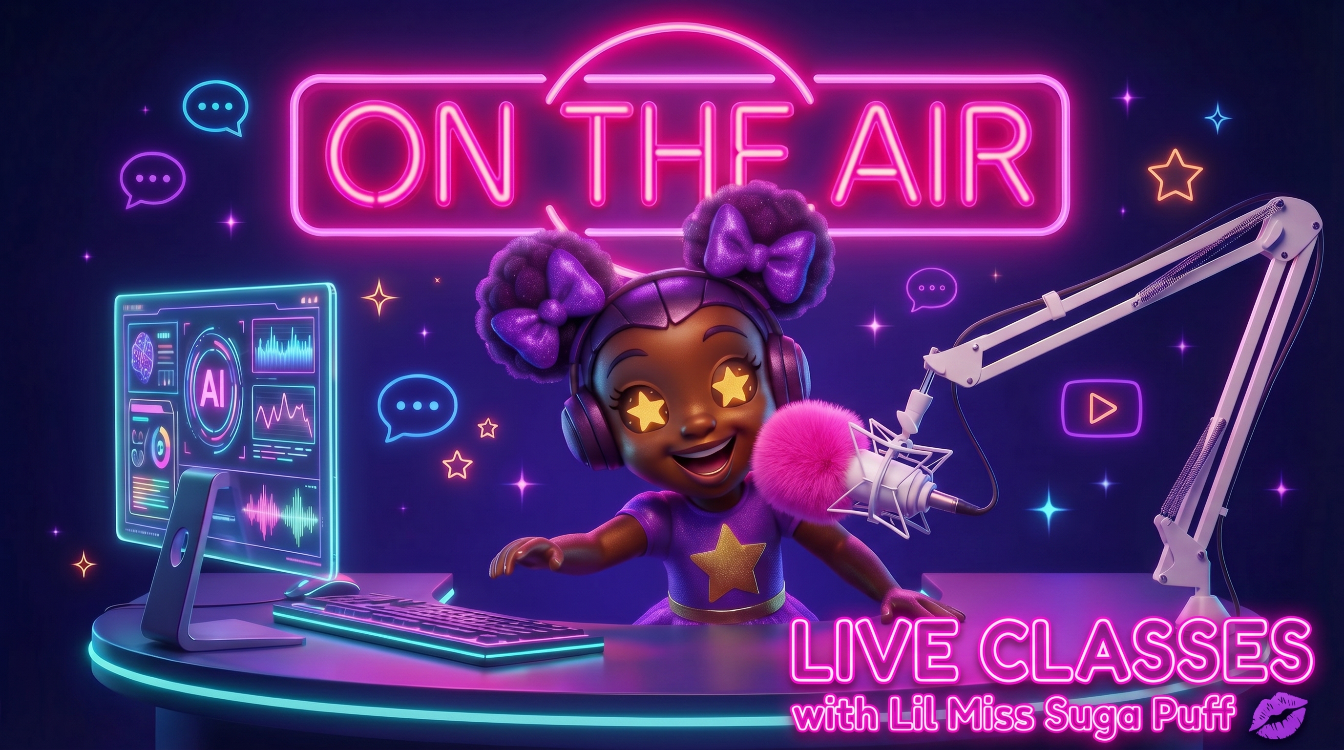 Lil Miss Suga Puff — Going Live at Learning Pretty